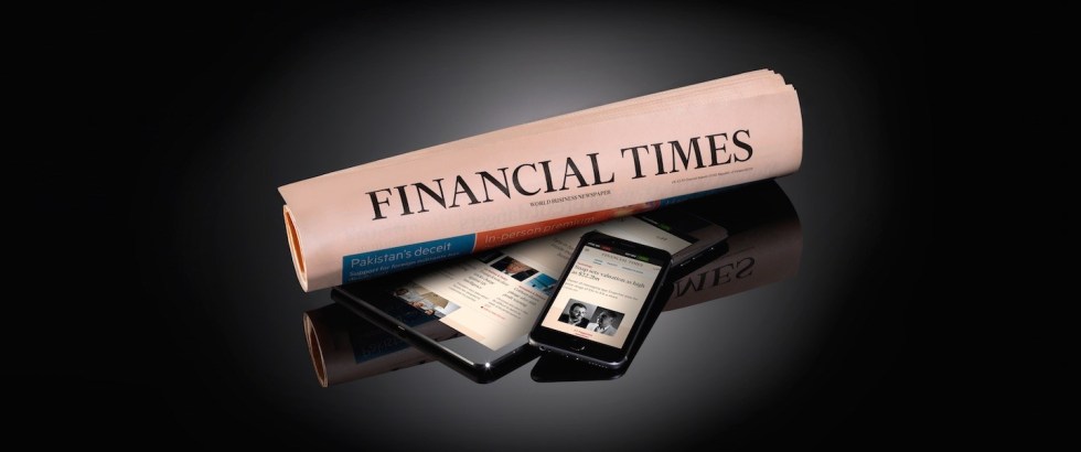 Financial Times достигло рекордного числа подписчиков